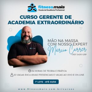 CURSO GERENTE DE ACADEMIA EXTRAORDINÁRIO - MÃO NA MASSA